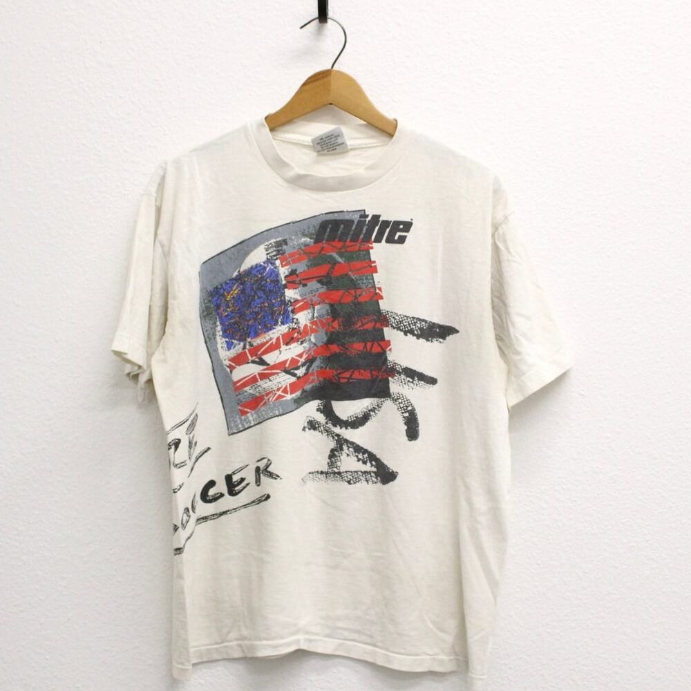 Vintage Mitre Sports International Soccer T Shirt Large